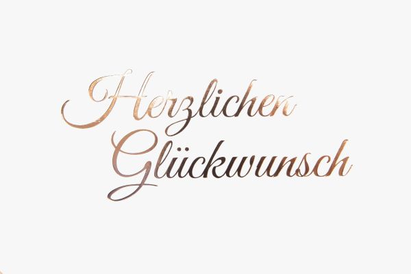 Geschenkbox "Herzlichen Glückwunsch"