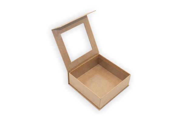Magnetbox mit Sichtfenster 14x14x5 cm Magnetbox mit Sichtfenster 14x14x5 cm