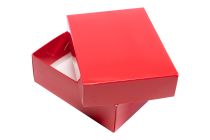 Stülpfaltschachtel "Auslaufmodell" in versch. Farben und Größen