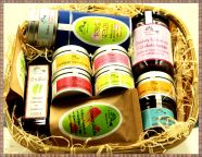 Geschenkset "BBQ Box im Bambuskorb"