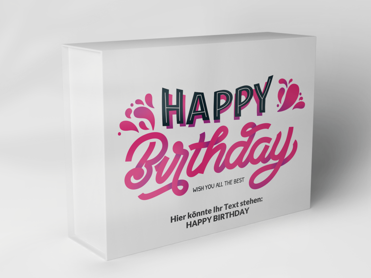 Geschenkbox "Geburtstagsaufschrift mit Blüten" 1007_04_0018