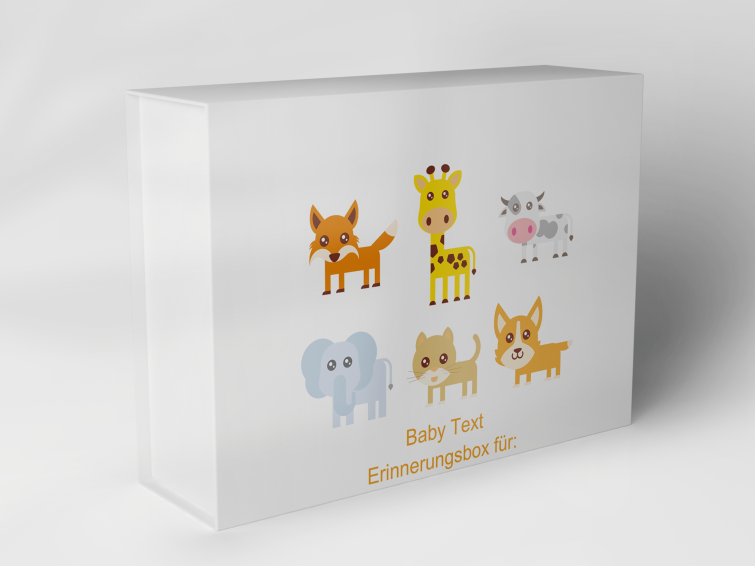 Geschenkbox "Tierbabys und Elefant" 1007_01_0016 