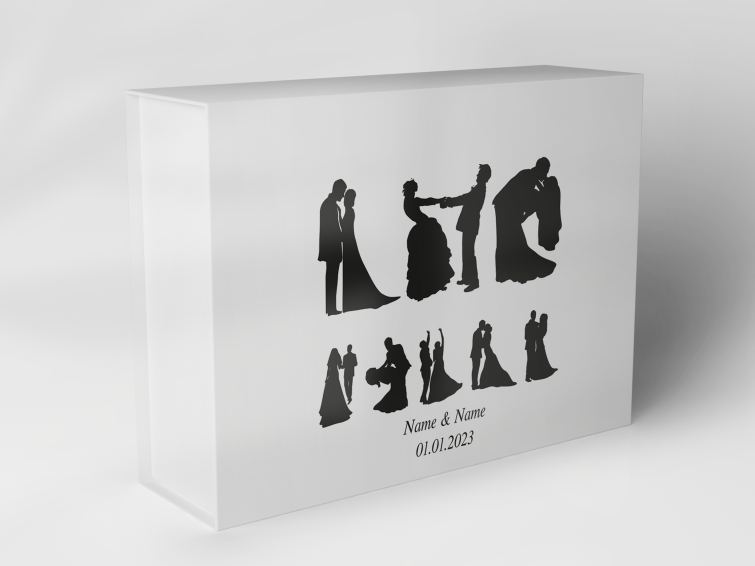 Geschenkbox "Hochzeitspaar Silhouetten" 1007_05_0024 