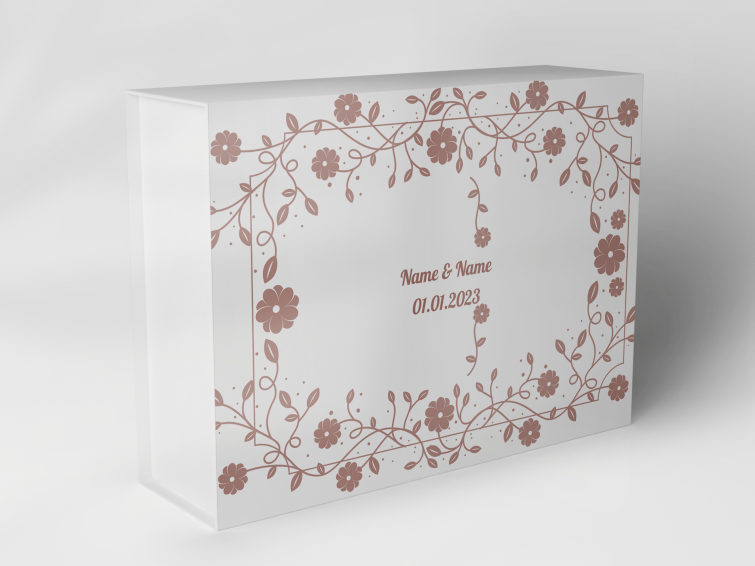 Geschenkbox "Blumenranke in Rosa" 1007_05_0033 