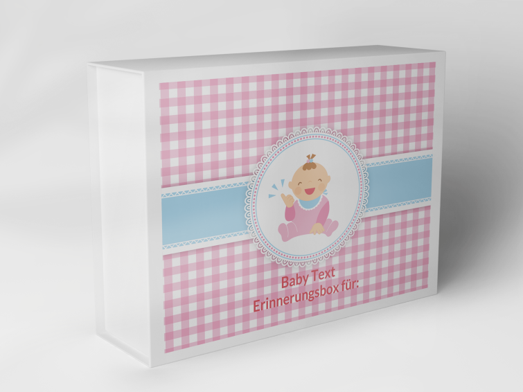 Geschenkbox "Baby und Karos" 1007_01_0025 