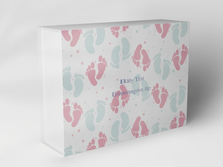Geschenkbox "Babyfüße in Rosa und Mint" 1007_01_0045 