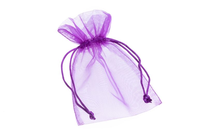 Säckchen mit Zugband Organza "Tripolis" in versch. Farben und Größen Auslaufartikel! 7607OR