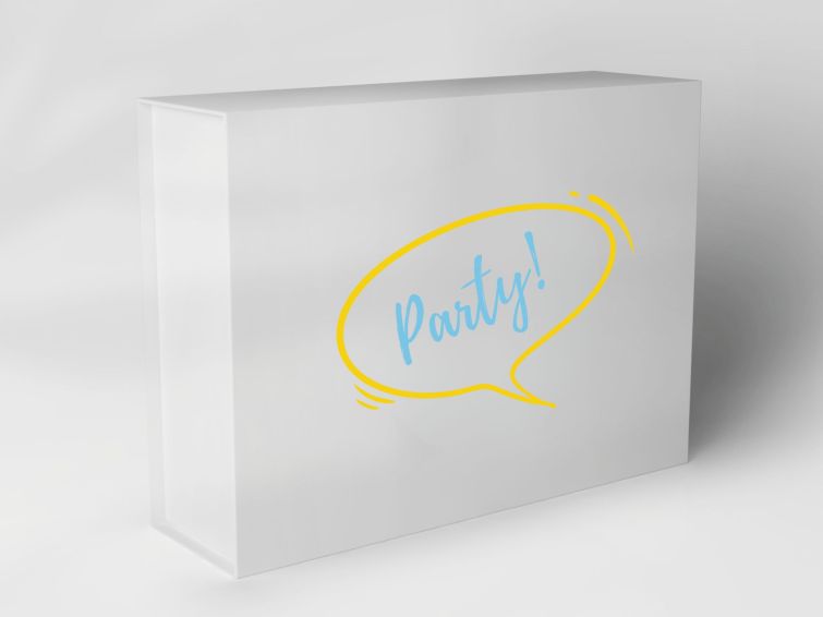 Geschenkbox "Sprechblase Party" 1007M8_ 