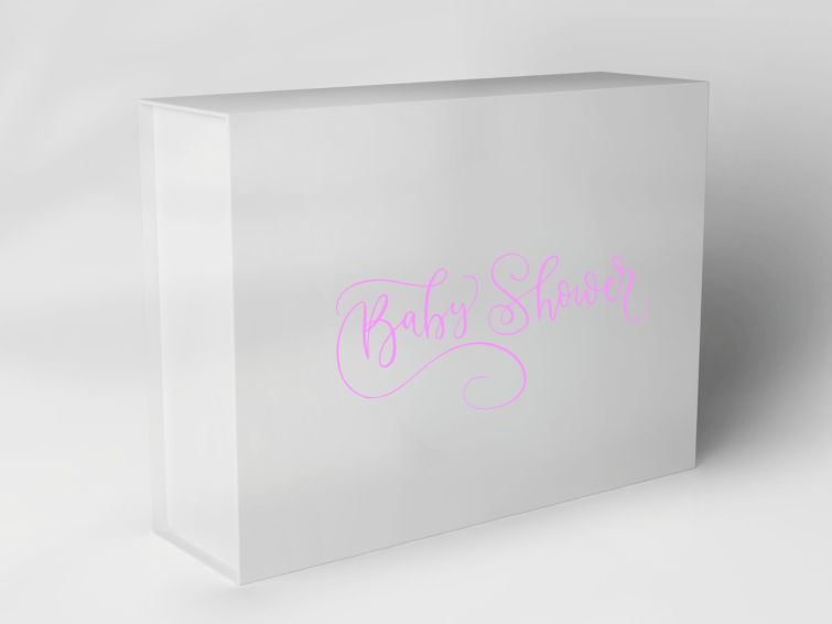 Geschenkbox "Baby Shower Schriftzug" 1007M9_ 