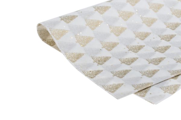 Seidenpapier Weihnachtsmotiv "Sylt" weiß Streudruck gold Baum 50x76 cm 2107M50-1046 Seidenpapier Weihnachtsmotiv "Sylt" weiß Streudruck gold Baum 50x76 cm 2107M50-1046