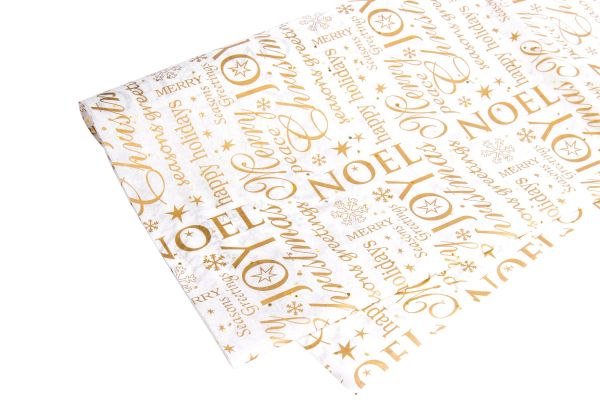 Seidenpapier Weihnachtsmotiv "Fulda" weiß Streudruck gold 50x76 cm 2107M50-1044 Seidenpapier Weihnachtsmotiv "Fulda" weiß Streudruck gold 50x76 cm 2107M50-1044