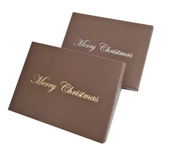 Geschenkbox, Faltschachtel Weihnachtsmotiv "Koblenz" matte Optik, 15x11x5/3,5 cm farbige Prägung 5105WK15 