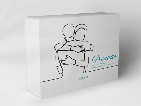 Geschenkbox "Freunde Umarmung" 1007_03_0003 Geschenkbox "Freunde Umarmung" 1007_03_0003
