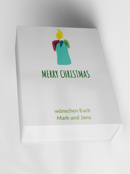 Geschenkbox "Weihnachtskerze" 1007_08_0003 