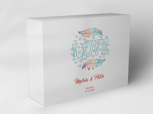 Geschenkbox "Love mit Federn" 1007_06_0001 