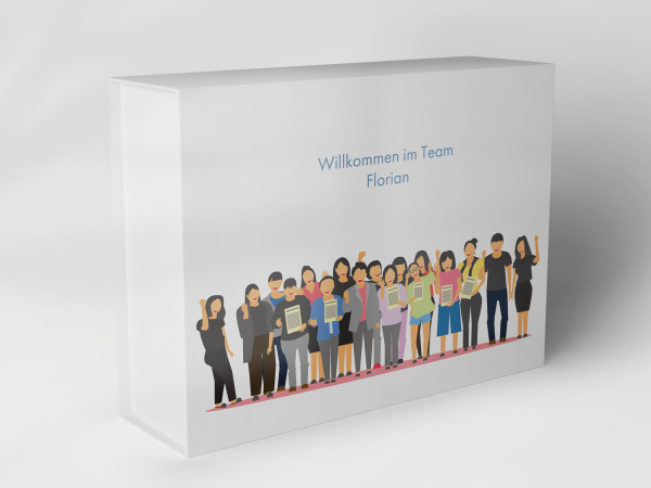 Geschenkbox "Teamkollegen Illustration" 1007_07_0001 Geschenkbox "Teamkollegen Illustration" 1007_07_0001