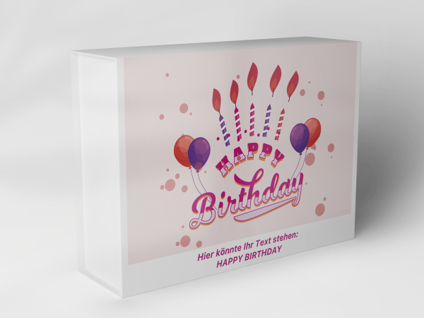 Geschenkbox "Geburtstag mit Luftballons und Kerzen" 1007_04_0013 