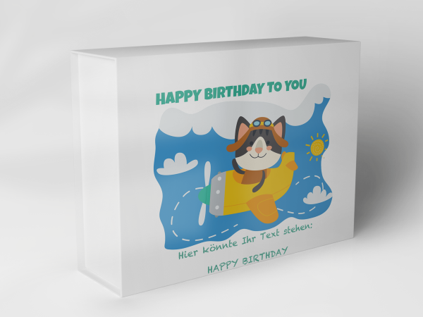 Geschenkbox "Katze im Flugzeug" 1007_04_0016 