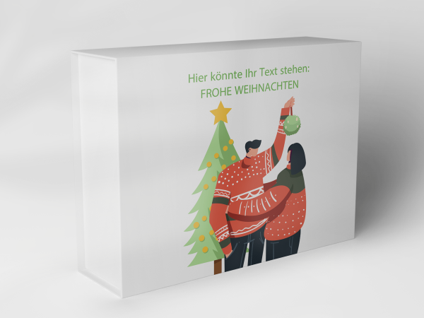 Geschenkbox "Weihnachtsbaum und Paar" 1007_08_0021 