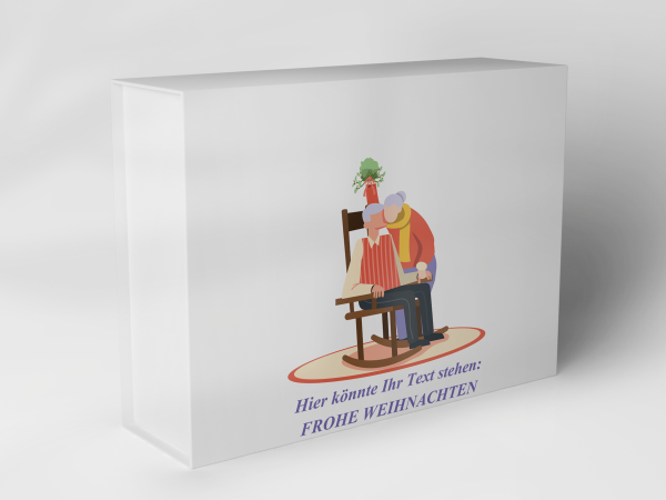 Geschenkbox "Weihnachtspaar im Schaukelstuhl" 1007_08_0022 