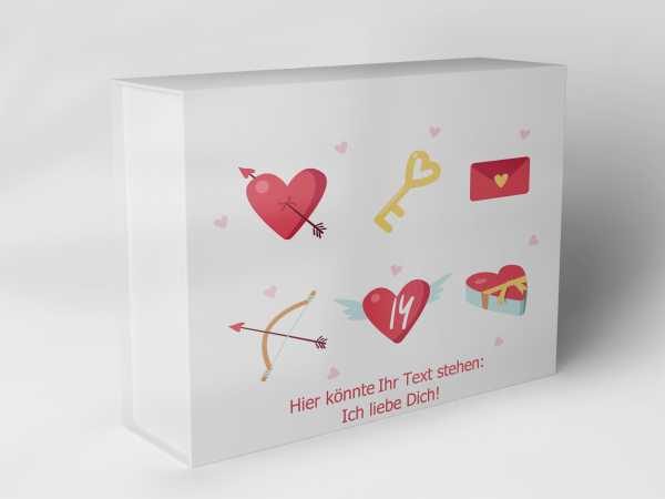 Geschenkbox "Herzen Pfeil und Brief" 1007_06_0018 