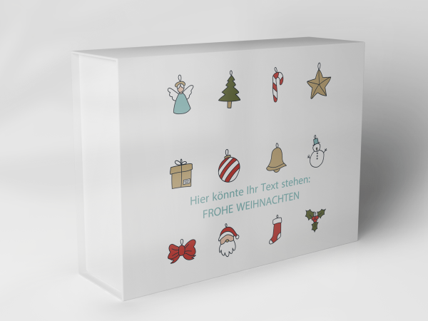 Geschenkbox "Weihnachtsfiguren und Symbole" 1007_08_0029 