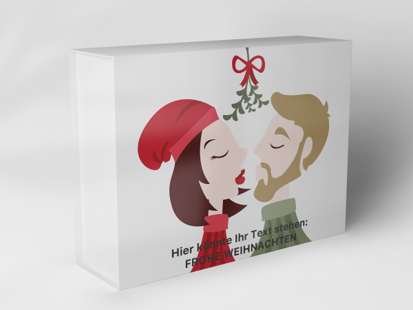 Geschenkbox "Kuss unter Mistelzweig" 1007_08_0030 