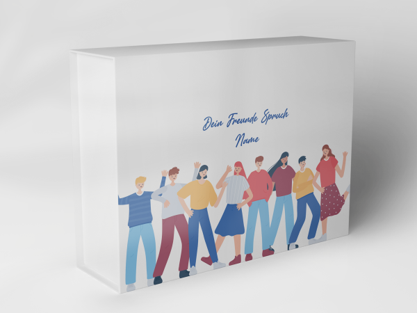 Geschenkbox "Freunde und Spruch" 1007_03_0005 Geschenkbox "Freunde und Spruch" 1007_03_0005