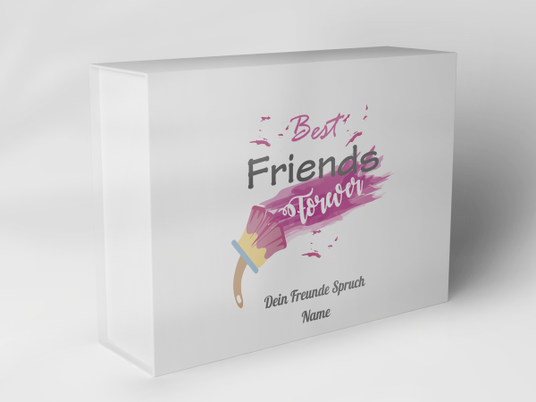 Geschenkbox "Freundschaft Pinselstrich" 1007_03_0007 Geschenkbox "Freundschaft Pinselstrich" 1007_03_0007