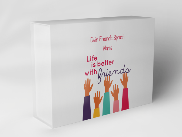 Geschenkbox "Hände und Freundschaft" 1007_03_0008 Geschenkbox "Hände und Freundschaft" 1007_03_0008