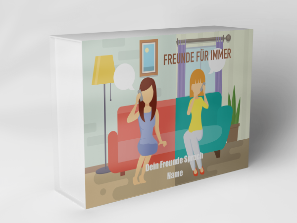 Geschenkbox "Freundinnen im Wohnzimmer" 1007_03_0009 Geschenkbox "Freundinnen im Wohnzimmer" 1007_03_0009