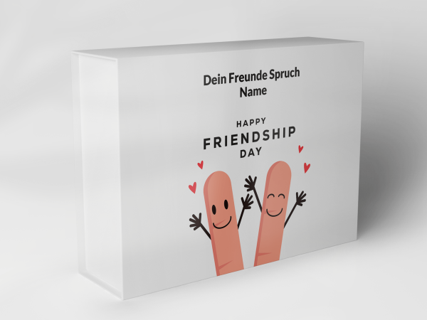 Geschenkbox "Freundschaft Finger Herzen" 1007_03_0012 Geschenkbox "Freundschaft Finger Herzen" 1007_03_0012