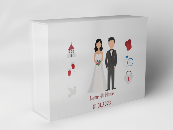 Geschenkbox "Hochzeitspaare und Herzen" 1007_05_0010 