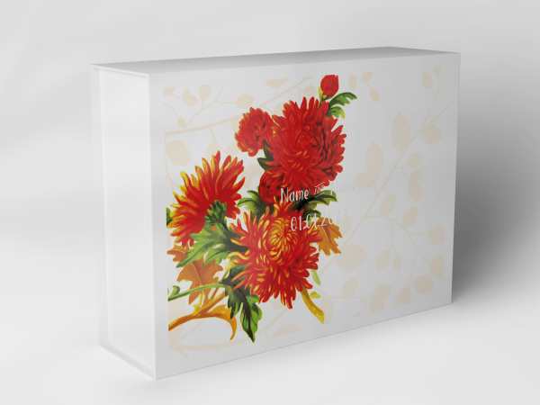 Geschenkbox "Blumenstrauß Herbstfarben" 1007_05_0015 