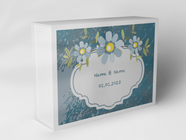 Geschenkbox "Blumenkranz und Blätter" 1007_05_0020 