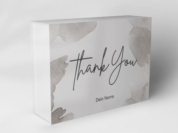 Geschenkbox "Aquarellblätter Thank You" 1007_02_0012 Geschenkbox "Aquarellblätter Thank You" 1007_02_0012