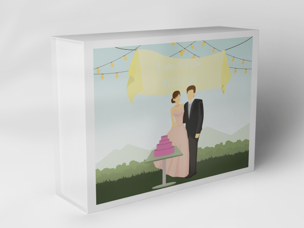 Geschenkbox "Hochzeitspaar Lichterketten" 1007_05_0027 