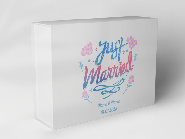 Geschenkbox "Blumen und Schriftzug" 1007_05_0028 