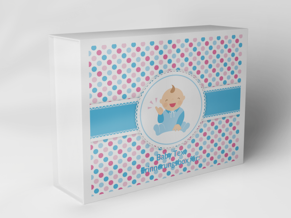 Geschenkbox "Punkte und Baby" 1007_01_0024 