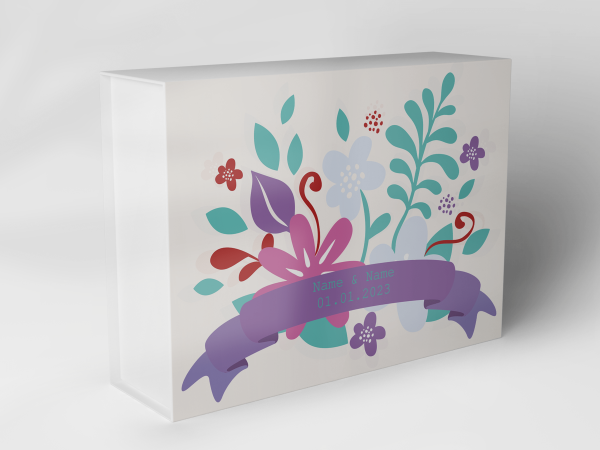 Geschenkbox "Blumen und Blattwerk" 1007_05_0037 