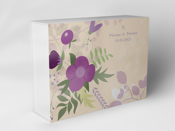 Geschenkbox "Blumen und Blätter" 1007_05_0042 