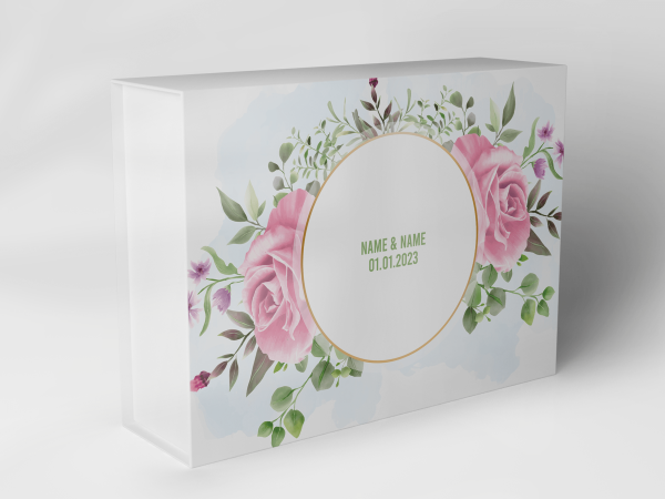 Geschenkbox "Rosengirlande mit Eukalyptus" 1007_05_0046 