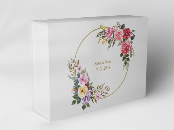 Geschenkbox "Blumenkranz mit Goldring" 1007_05_0053 