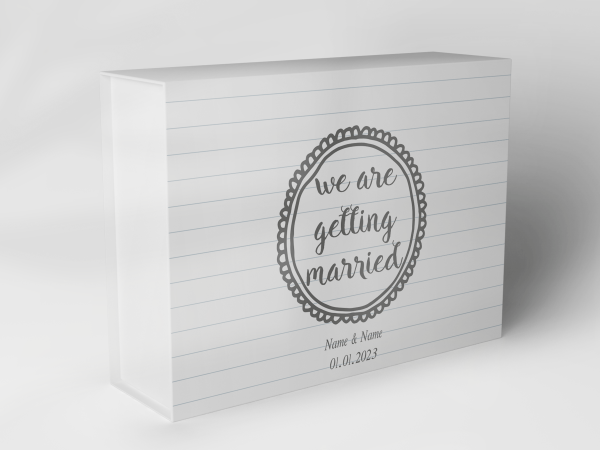 Geschenkbox "Linien und Hochzeitsspruch" 1007_05_0059 
