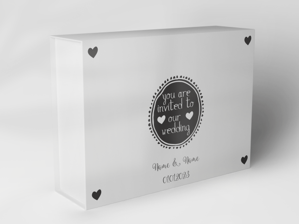 Geschenkbox "Herzen und Hochzeitseinladung" 1007_05_0060 