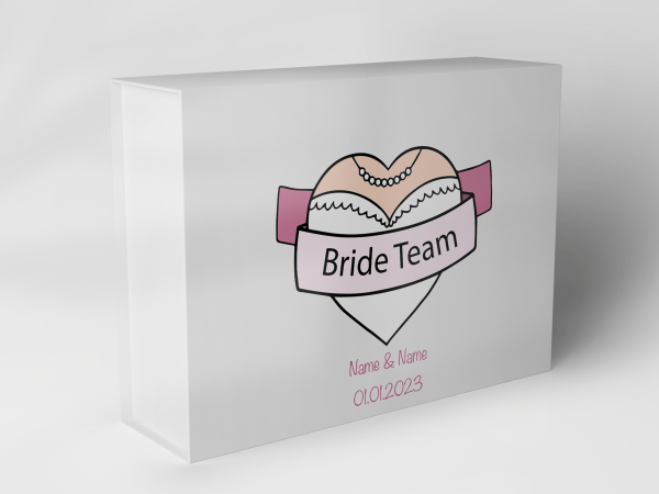 Geschenkbox "Braut Team Herz" 1007_05_0069 