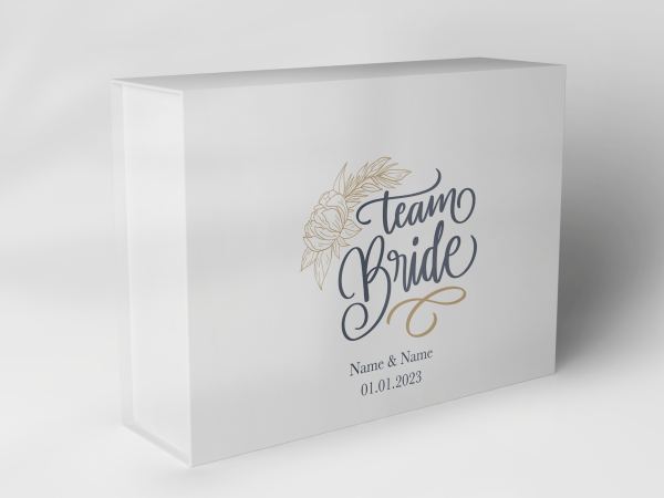 Geschenkbox "Team Bride Blumenkranz" 1007_05_0077 