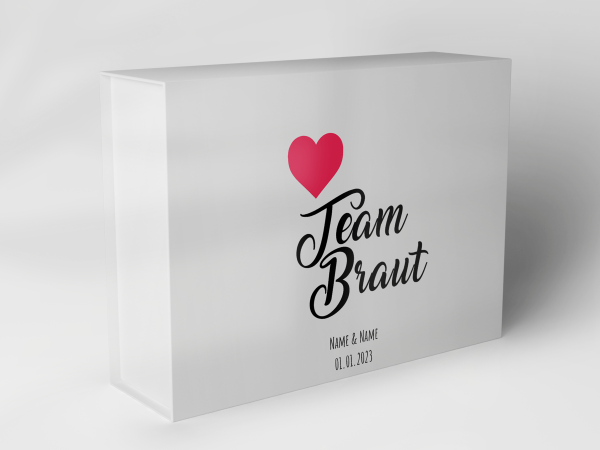 Geschenkbox "Herz Team Braut" 1007_05_0078 