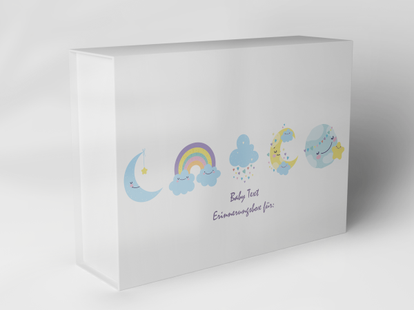 Geschenkbox "Mond Regenbogen Wolken Sterne" 1007_01_0035 