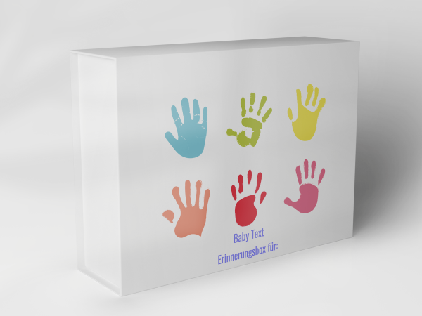 Geschenkbox "bunte Handabdrücke" 1007_01_0046 